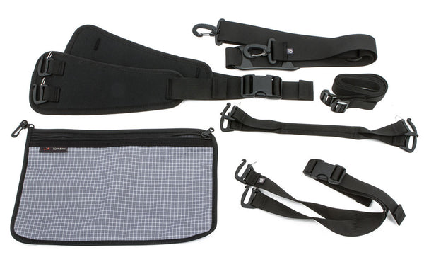 The included accessories for the Hero's Journey.